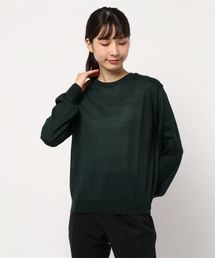ウール混ベーシックニット