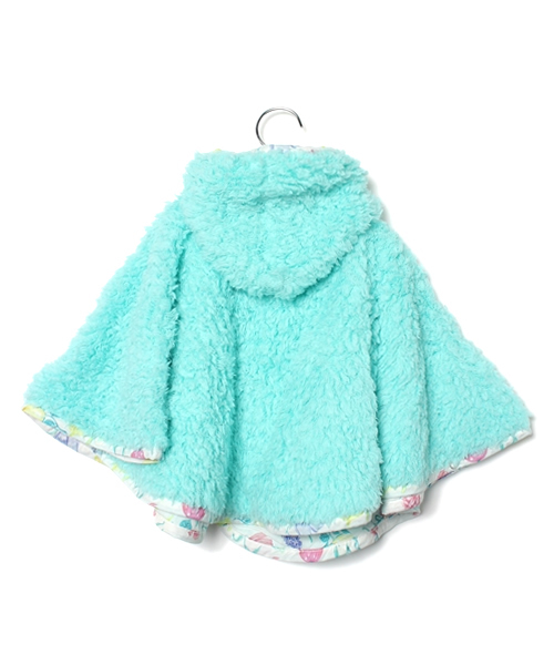 fafa（フェフェ）の「EVA | ポンチョ（ポンチョ・キッズ・ミント/ラベンダー・SMALL/MEDIUM）」の5枚目の写真