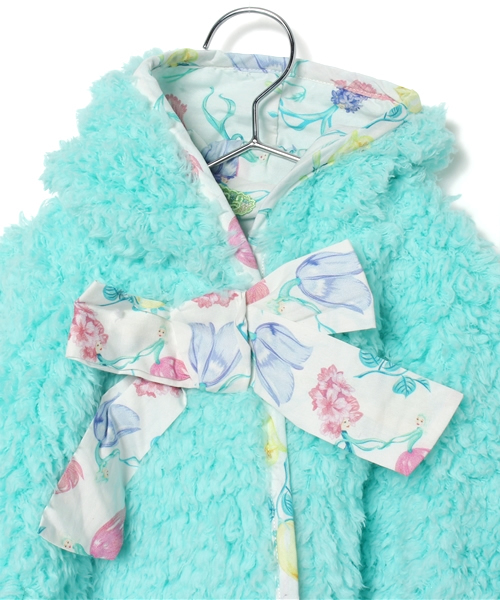 fafa（フェフェ）の「EVA | ポンチョ（ポンチョ・キッズ・ミント/ラベンダー・SMALL/MEDIUM）」の6枚目の写真