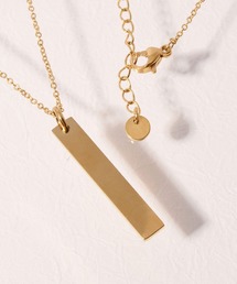 MinoriTY | 【2020春夏新作】プレートスチールネックレス(ネックレス)