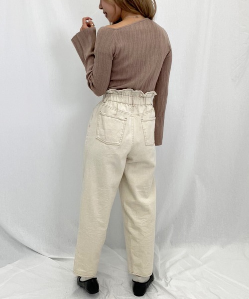 apres jour mignon(アプレジュールミニョン)の「クシュクシュワンショルニット【ZOZOTOWN限定アイテム】(ニット/セーター・レディース・ブラック/その他/モカ・フリー)」の12枚目の写真