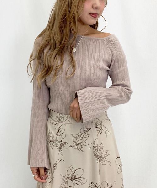 apres jour mignon(アプレジュールミニョン)の「クシュクシュワンショルニット【ZOZOTOWN限定アイテム】(ニット/セーター・レディース・ブラック/その他/モカ・フリー)」の13枚目の写真
