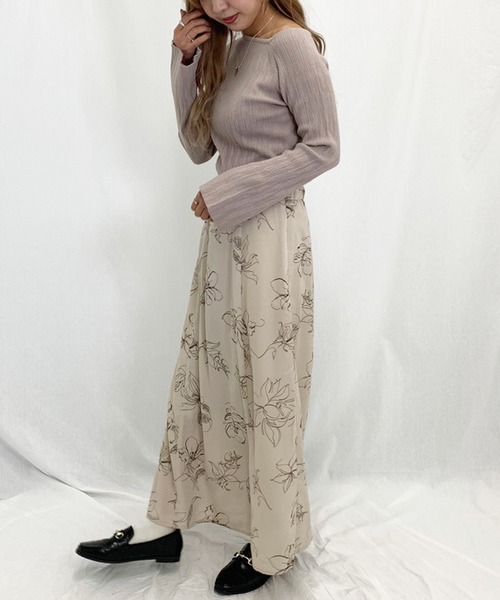 apres jour mignon(アプレジュールミニョン)の「クシュクシュワンショルニット【ZOZOTOWN限定アイテム】(ニット/セーター・レディース・ブラック/その他/モカ・フリー)」の18枚目の写真