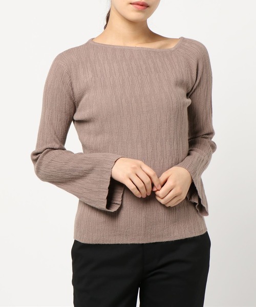 apres jour mignon(アプレジュールミニョン)の「クシュクシュワンショルニット【ZOZOTOWN限定アイテム】(ニット/セーター・レディース・ブラック/その他/モカ・フリー)」の19枚目の写真