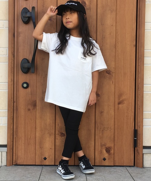 Mark Gonzales（マーク・ゴンザレス）の「MARK GONZALES/マークゴンザレス ポケットプリントTシャツ（Tシャツ/カットソー・キッズ・グレー/オフホワイト・L(150-160)/M(130-140)）」の12枚目の写真