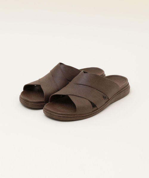 SHIPS any（シップス エニィ）の「SHIPS any×OKABASHI: 別注 MILAN サンダル（サンダル・メンズ・ブラック/ブラウン・MEDIUM/LARGE/X-LARGE）」の2枚目の写真