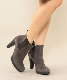 ROSE BUD | (KAREN LIPPS)64158(64518) CAMOSCIO SIDE GORE SHORT BOOTS(ブーツ)