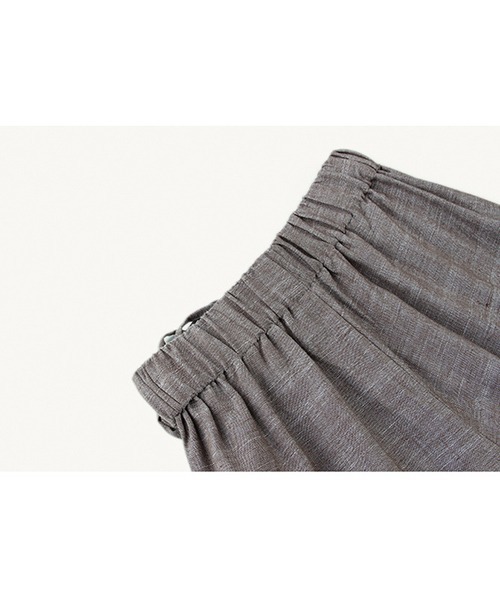 chuclla（チュクラ）の「【chuclla】Wide wrap linen pants sb-4 ex-101 chw1168（その他パンツ・レディース・モカ/ライトベージュ・FREE）」の7枚目の写真