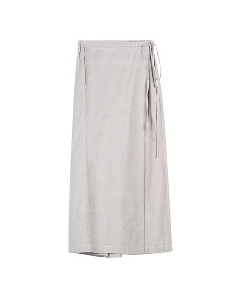 chuclla（チュクラ）の「【chuclla】Wide wrap linen pants sb-4 ex-101 chw1168（その他パンツ・レディース・モカ/ライトベージュ・FREE）」の9枚目の写真