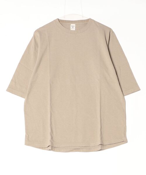 Jackman（ジャックマン）の「USA Cotton 1/2 Sleeve T-Shirt（Tシャツ/カットソー・メンズ・ブラック/ダークグレー/キナリ/イエロー/ブルー系その他/オリーブ/ホワイト/ベージュ/ダークパープル/スミクロ/ライトグレー/サンドグレー/ダークネイビー/サックスブルー/ケリーグリーン/サンドベージュ/ライラック/オフホワイト/ローズ/グリーン系その他2・LARGE/SMALL/MEDIUM/X-LARGE）」の9枚目の写真