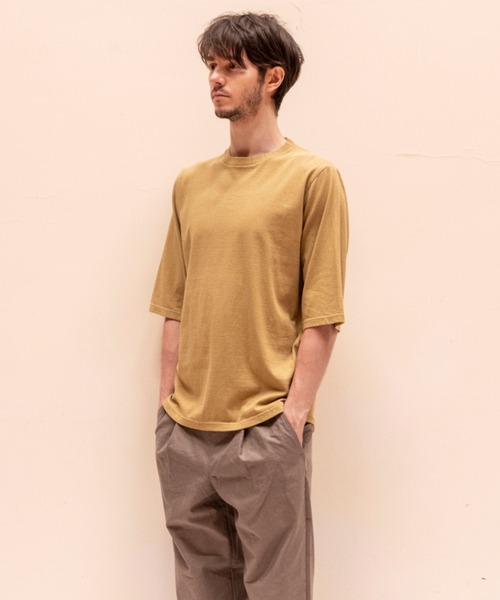 Jackman(ジャックマン)の「USA Cotton 1/2 Sleeve T-Shirt(Tシャツ/カットソー・メンズ・ブラック/ダークグレー/キナリ/イエロー/ブルー系その他/オリーブ/ホワイト/ベージュ/ダークパープル/スミクロ/ライトグレー/サンドグレー/ダークネイビー/サックスブルー/ケリーグリーン/サンドベージュ/ライラック/オフホワイト/ローズ/グリーン系その他2・LARGE/SMALL/MEDIUM/X-LARGE)」の21枚目の写真