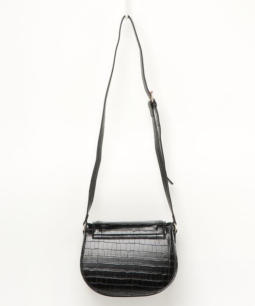 WEGO（ウィゴー）の「WEGO/クロコ型押しミニショルダーバッグ（ショルダーバッグ・レディース・ブラック/ベージュ/ライトブラウン・FREE）」の10枚目の写真