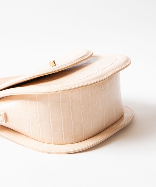 WEGO（ウィゴー）の「WEGO/クロコ型押しミニショルダーバッグ（ショルダーバッグ・レディース・ブラック/ベージュ/ライトブラウン・FREE）」の12枚目の写真