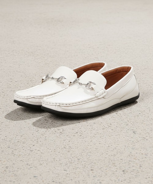 LASSU&FRISS(ラスアンドフリス)の「LASSU&FRISS 軽量ドライビングビットモカシンシューズ(モカシン/デッキシューズ・メンズ・ダークブラウン/ブラック/キャメル/ホワイト・42/41/43/44/40)」の2枚目の写真