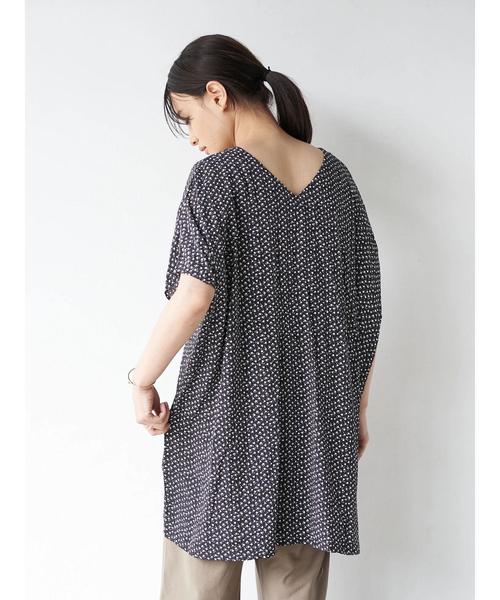 AMERICAN HOLIC(アメリカンホリック)の「2WAYウエストギャザーチュニック *〇(Tシャツ/カットソー・レディース・その他14/ブラック系その他/ドット・FREE)」の10枚目の写真