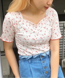 ちびモチーフくしゅくしゅTシャツ【ZOZOTOWN限定アイテム】【7AP】