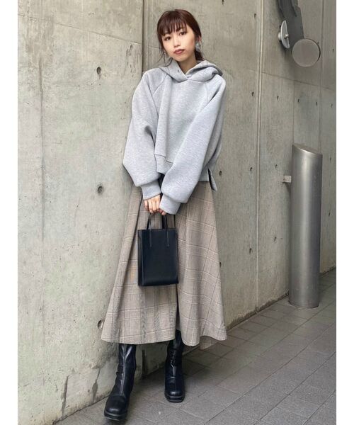 MURUA（ムルーア）の「ワイドベルトボリュームスカート（スカート・レディース・ダークグレー/ベージュ/その他1・FREE）」の12枚目の写真