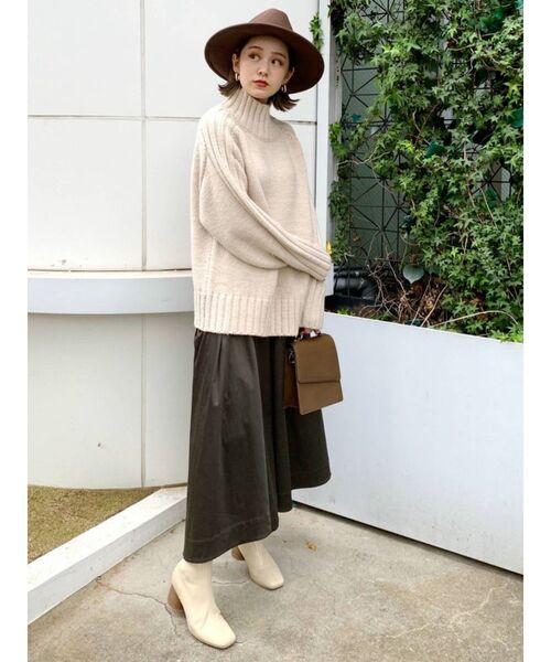 MURUA（ムルーア）の「ワイドベルトボリュームスカート（スカート・レディース・ダークグレー/ベージュ/その他1・FREE）」の17枚目の写真