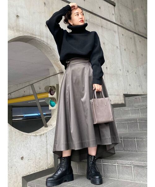 MURUA（ムルーア）の「ワイドベルトボリュームスカート（スカート・レディース・ダークグレー/ベージュ/その他1・FREE）」の16枚目の写真