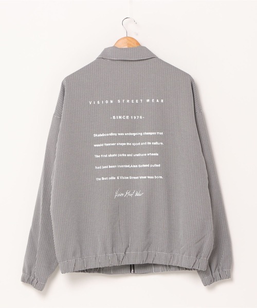 VISION STREET WEAR（ヴィジョンストリートウェア）の「VISION STREET WEAR　スウィングトップジャケット ハリントンジャケット（ブルゾン・メンズ・チャコール/ベージュ/チェック/その他・M/L/LL）」の10枚目の写真