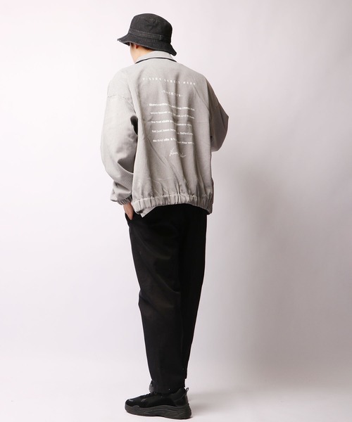 VISION STREET WEAR（ヴィジョンストリートウェア）の「VISION STREET WEAR　スウィングトップジャケット ハリントンジャケット（ブルゾン・メンズ・チャコール/ベージュ/チェック/その他・M/L/LL）」の12枚目の写真