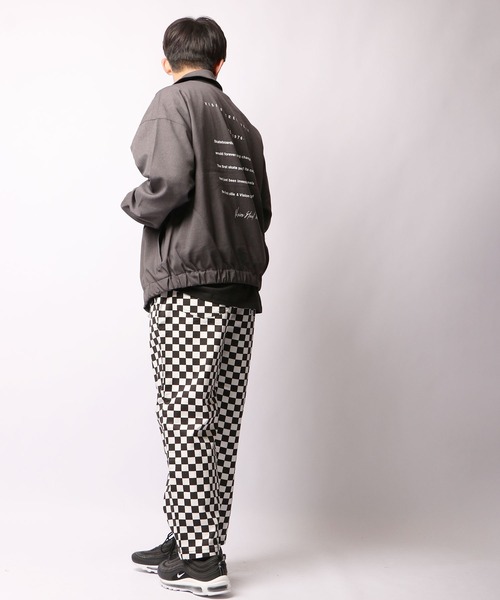 VISION STREET WEAR（ヴィジョンストリートウェア）の「VISION STREET WEAR　スウィングトップジャケット ハリントンジャケット（ブルゾン・メンズ・チャコール/ベージュ/チェック/その他・M/L/LL）」の21枚目の写真