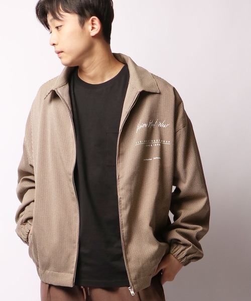VISION STREET WEAR（ヴィジョンストリートウェア）の「VISION STREET WEAR　スウィングトップジャケット ハリントンジャケット（ブルゾン・メンズ・チャコール/ベージュ/チェック/その他・M/L/LL）」の15枚目の写真