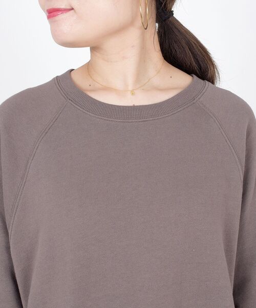 SHIPS（シップス）の「【WEB限定/SHIPS別注】FRUIT OF THE LOOM:スウェットワンピース◇（ワンピース・レディース・ブラック/ベージュ/オフホワイト/イエロー/ダークグレー・38/36）」の11枚目の写真