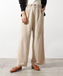 OZOC | [洗える]パウダータッチリラックスパンツ(その他パンツ)