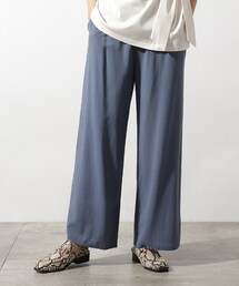 OZOC | [洗える]パウダータッチリラックスパンツ(その他パンツ)