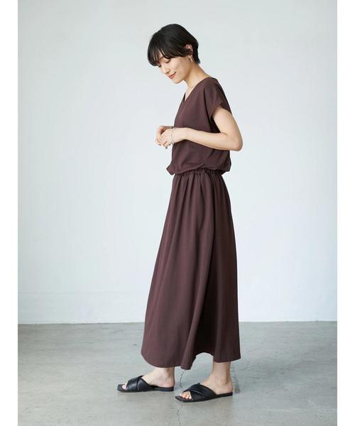 安心/国内発送♪【HOBBS】Vネック◇フェミニンワンピース XS-Lサイズあり【SETTAN/セッタン】フラワーレース/ ベル