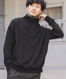 msw805-Turtle Neck Loose Sweat Pullover プルオーバー