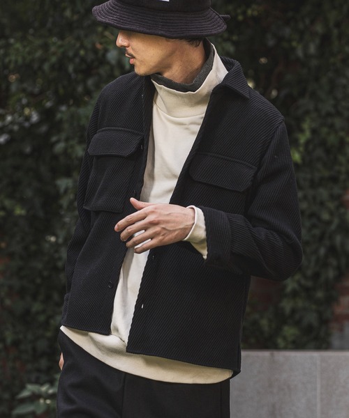 CAMBIO(カンビオ)の「msw805-Turtle Neck Loose Sweat Pullover プルオーバー(スウェット・メンズ・ブラック/ブラウン系その他/チャコール/キナリ・S/M/L)」の16枚目の写真