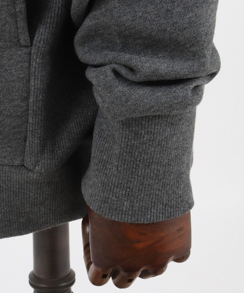 CAMBIO(カンビオ)の「msw805-Turtle Neck Loose Sweat Pullover プルオーバー(スウェット・メンズ・ブラック/ブラウン系その他/チャコール/キナリ・S/M/L)」の17枚目の写真
