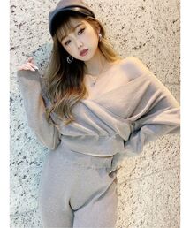 GYDA | 2WAYカシュクールリブニットTOPS(ニット/セーター)