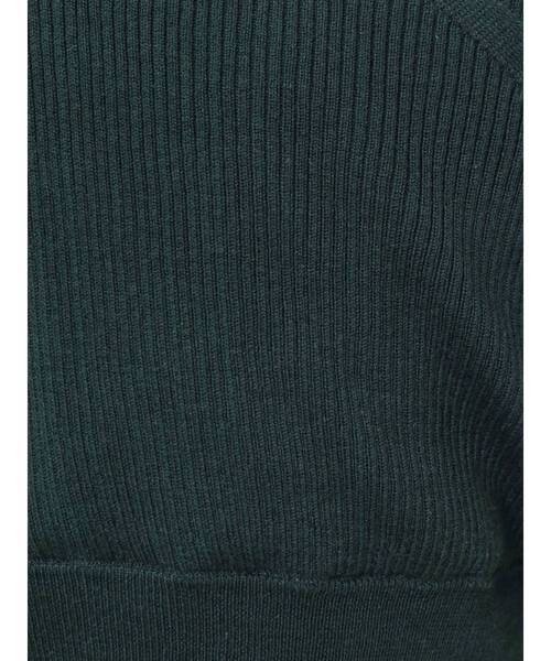 GYDA（ジェイダ）の「2WAYカシュクールリブニットTOPS（ニット/セーター・レディース・ブラック/ベージュ/グリーン・FREE）」の16枚目の写真
