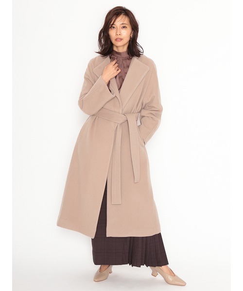 新品未使用　SNIDEL スナイデル　ロングコート　アイボリー　ウールカシミア スナイデル SNIDEL ウールカシミヤコート （アイボリー