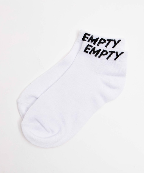 Wego Emptyロゴショートソックス ソックス 靴下 Wego ウィゴー のファッション通販 Zozotown