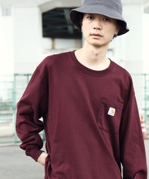 Carhartt(J[n[g)Carhartt / J[n[g Workwear Long-Sleeve Pocket T-Shirt TVc T(TVc/Jbg\[)