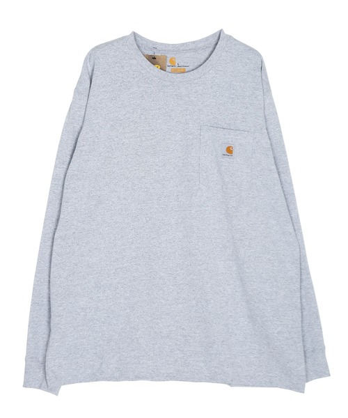 Carhartt（カーハート）の「Carhartt / カーハート Workwear Long-Sleeve Pocket T-Shirt 長袖Tシャツ ロンT（Tシャツ/カットソー・メンズ・グレー/グリーン/ネイビー/ダークブラウン/チャコールグレー/ブラック/モスグリーン/コバルトブルー/グリーン系その他/バーガンディー/ブルー/ホワイト・SMALL/MEDIUM/LARGE/X-LARGE/XX-LARGE）」の16枚目の写真