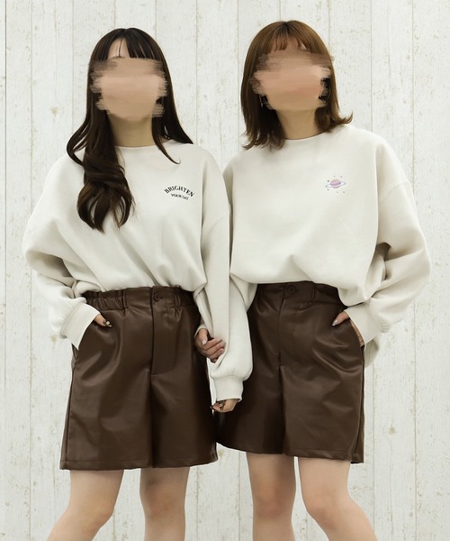 PairPair（ペアペア）の「フェイクレザーショートパンツ（その他パンツ・レディース・ブラック/ブラウン/アイボリー・FREE）」の11枚目の写真