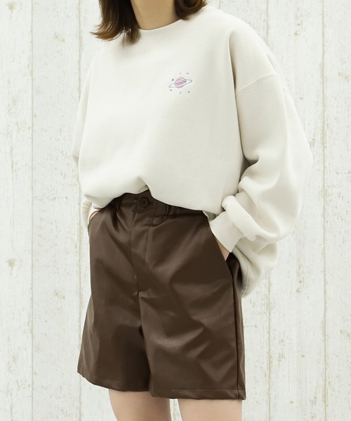 PairPair（ペアペア）の「フェイクレザーショートパンツ（その他パンツ・レディース・ブラック/ブラウン/アイボリー・FREE）」の12枚目の写真