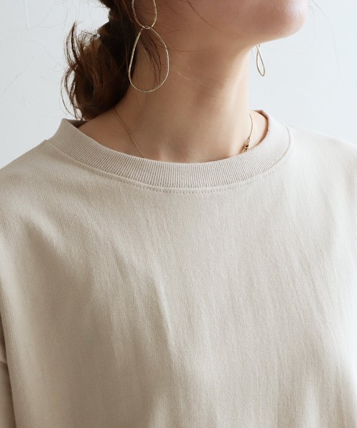reca(レカ)の「裾フリルプルオーバー(Tシャツ/カットソー・レディース・ライトベージュ/グレイッシュベージュ/ブラック/ピンク・FREE)」の6枚目の写真