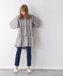 JEANASIS | ティアードジャガードチュニック(ワンピース)
