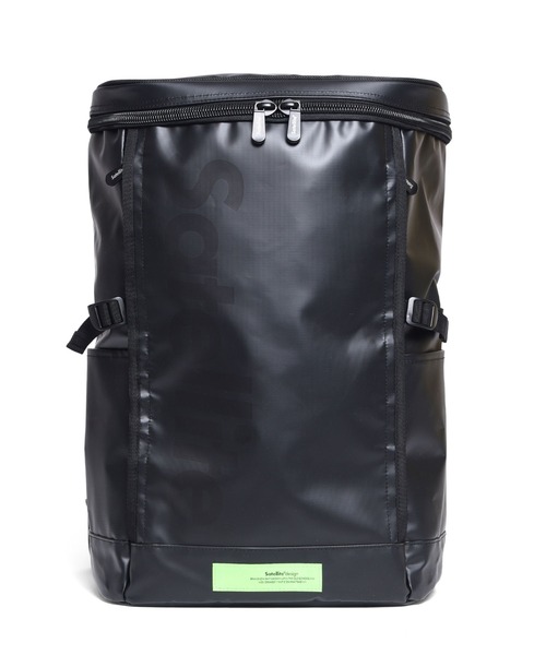 Satellite（サテライト）の「【2021モデル Satellite(サテライト)】" BOXXX " (ボックス) /STANNDARD LINE (ターポリン) 耐水圧：74000ml（バックパック/リュック・メンズ・ブラック/ブラック×ホワイト/ブラック×ブラック・FREE）」の3枚目の写真