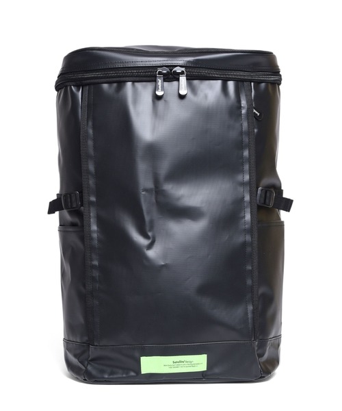 Satellite（サテライト）の「【2021モデル Satellite(サテライト)】" BOXXX " (ボックス) /STANNDARD LINE (ターポリン) 耐水圧：74000ml（バックパック/リュック・メンズ・ブラック/ブラック×ホワイト/ブラック×ブラック・FREE）」の2枚目の写真