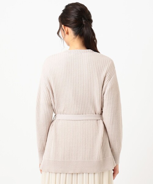 ANY SIS(エニィスィス)の「【洗える】タックスプリング カーディガン(カーディガン/ボレロ・レディース・ベージュ系/ライトグリーン系・4)」の9枚目の写真