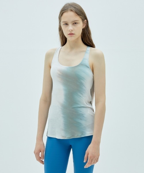 CIENNA（シエナ）の「【CIENNA 】スリーブレス バックオープンブラトップ / BACK OPEN BRATOP SLEEVELESS（スポーツグッズ・レディース・チャコール/カーキオリーブ/ロイヤルブルー/パープル・LARGE/SMALL/MEDIUM）」の11枚目の写真