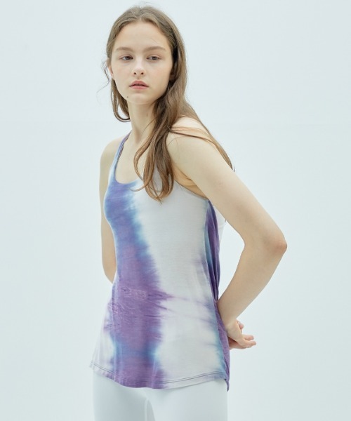 CIENNA（シエナ）の「【CIENNA 】スリーブレス バックオープンブラトップ / BACK OPEN BRATOP SLEEVELESS（スポーツグッズ・レディース・チャコール/カーキオリーブ/ロイヤルブルー/パープル・LARGE/SMALL/MEDIUM）」の20枚目の写真