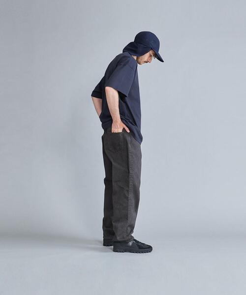 Steven Alan（スティーブンアラン）の「＜Steven Alan＞ PREM SIRO RINGER SHORT SLEEVE TEE-LOOSE/Tシャツ（Tシャツ/カットソー・メンズ・ホワイト/ネイビー/グレー・S/M/L/XL）」の4枚目の写真